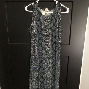 Snake skin dress